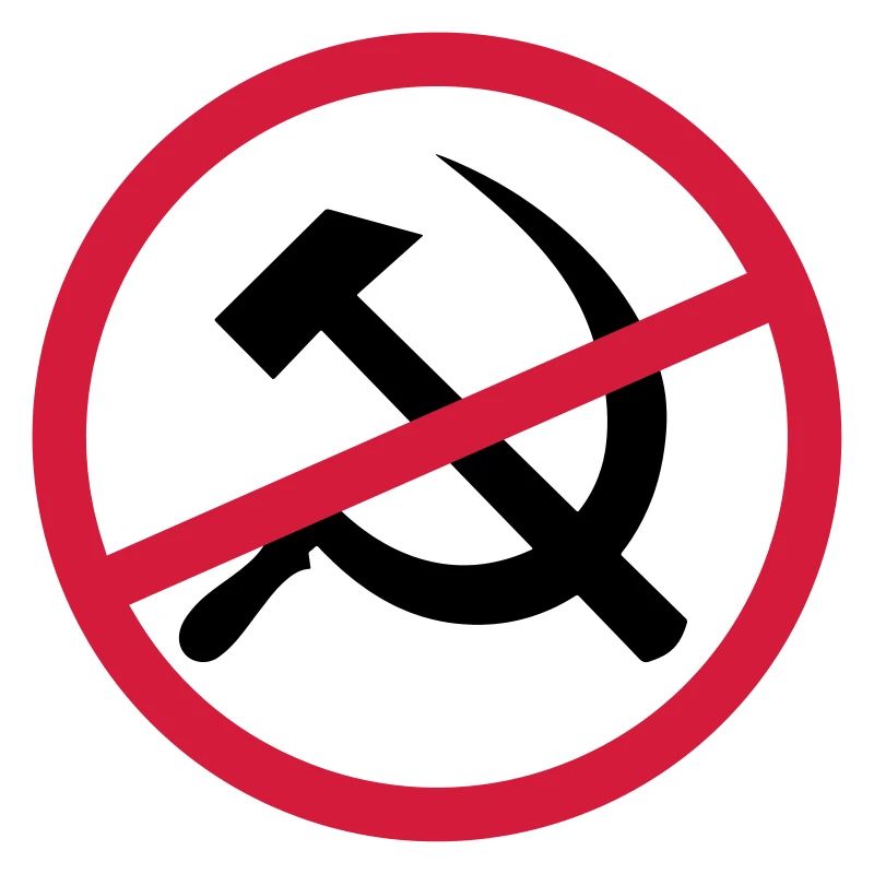 Forbidden communism sign