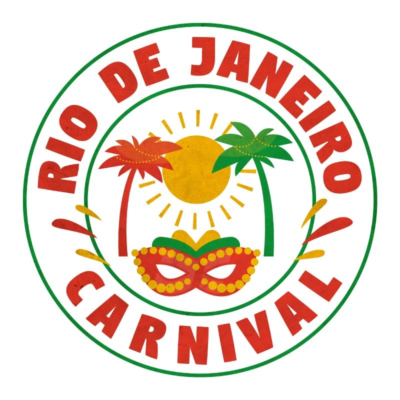 Logo du masque solaire du Carnaval de Rio