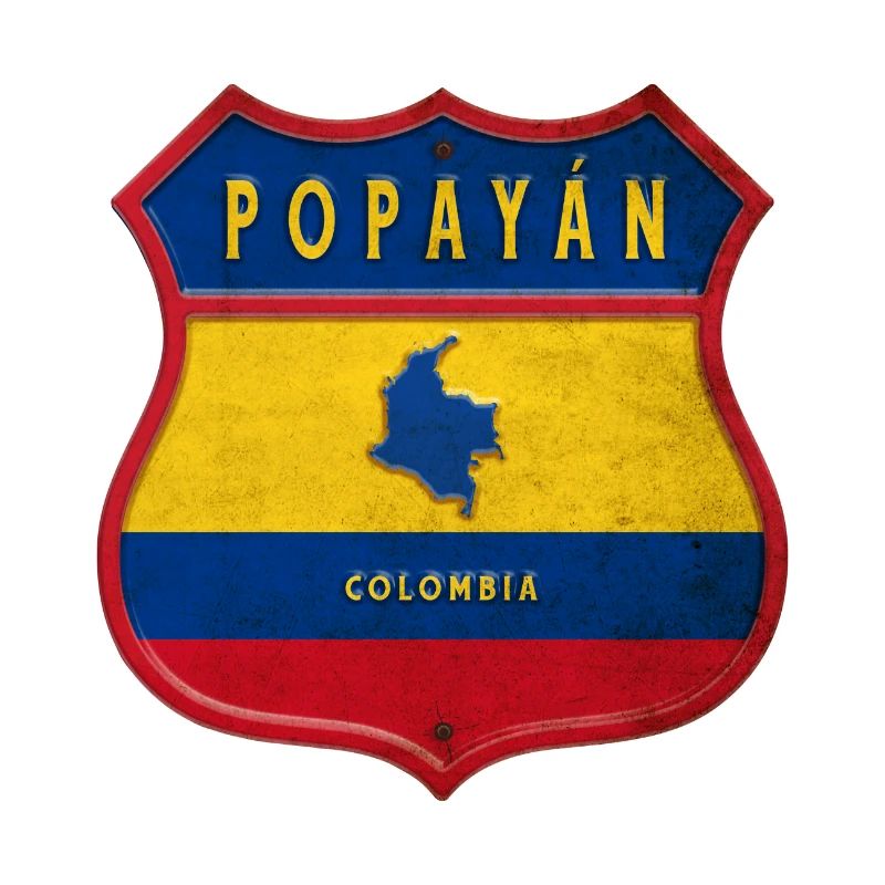 Conception des armoiries de Popayán, Colombie