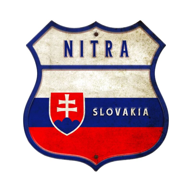 Drapeaux de Nitra Slovaquie