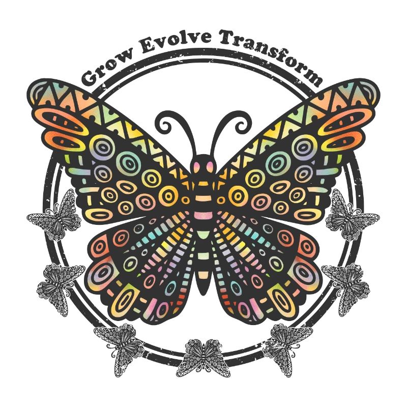 Boho Style Butterfly - Grow Evolve Transform