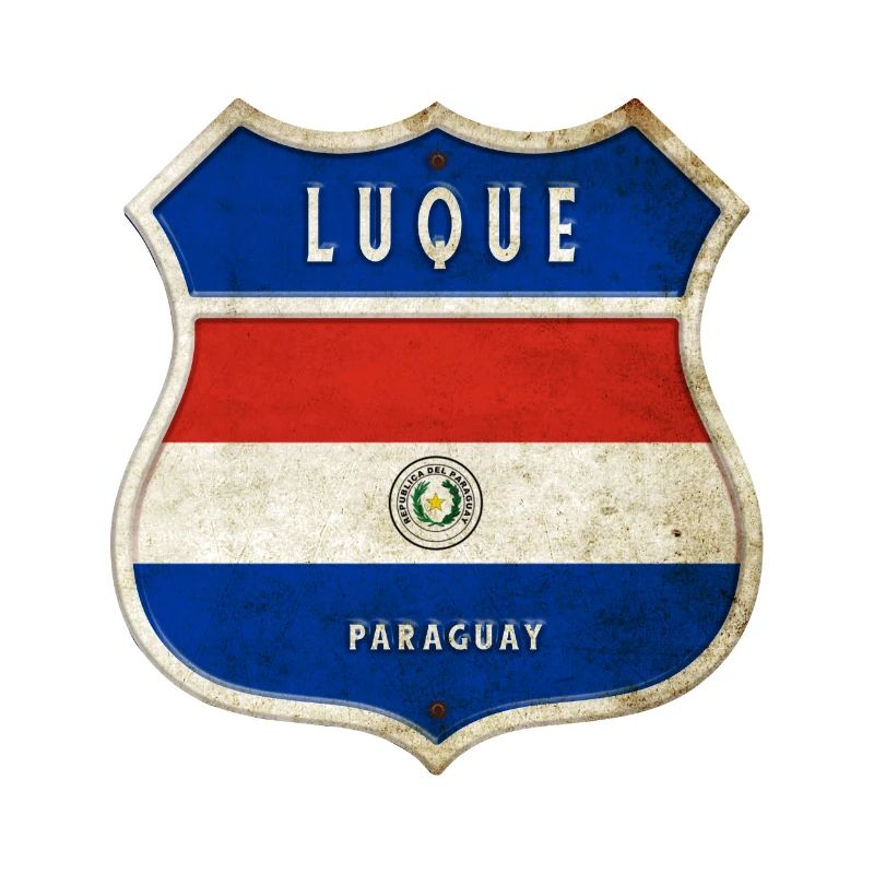 Design du drapeau de Luque Paraguay