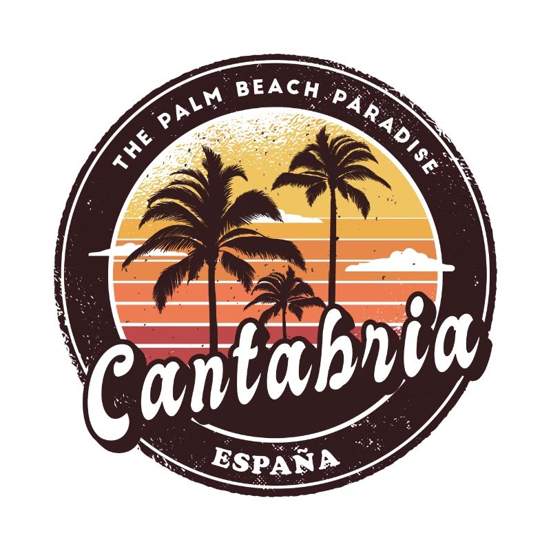 Design de plage de Cantabrie, Espagne
