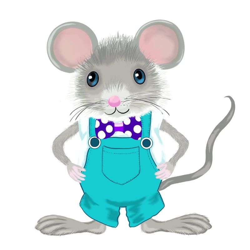Cute and elegant little mouse