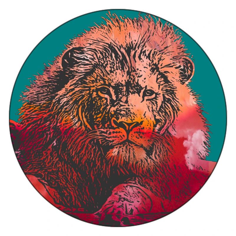 Magnificent lion