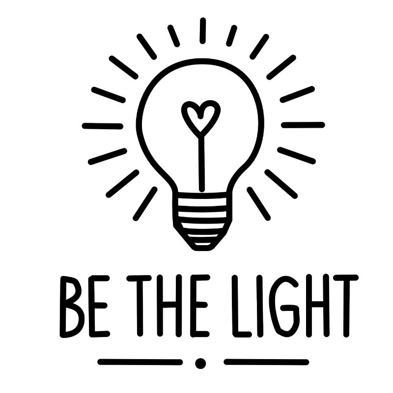 Sei das Licht, modern und minimalistisch