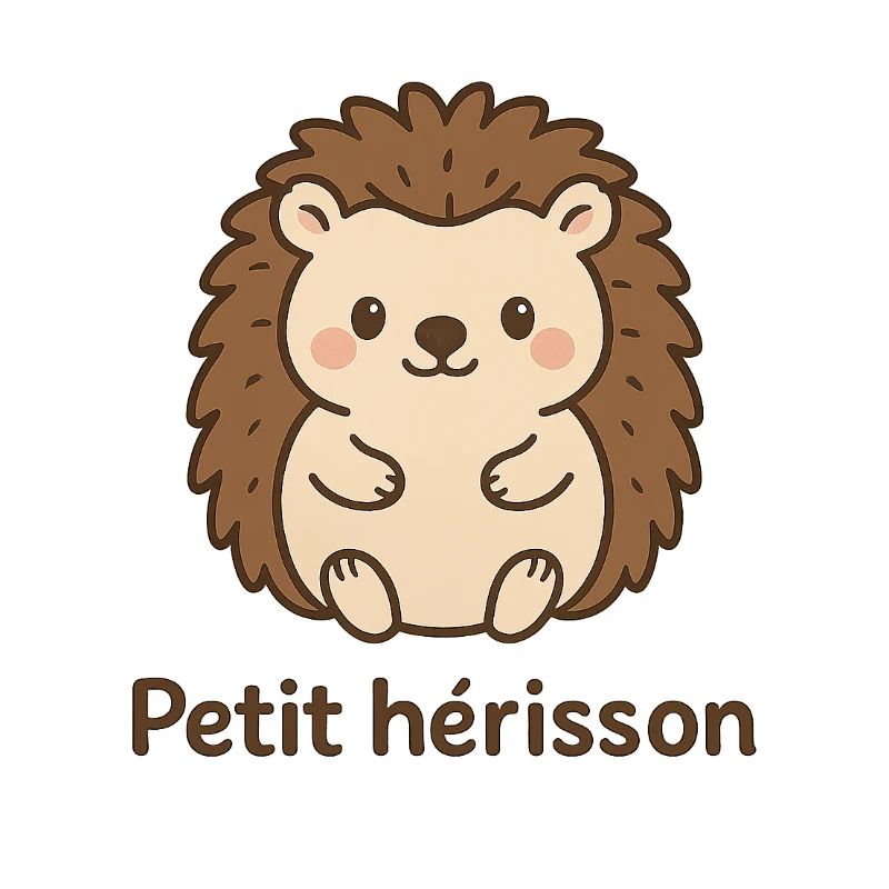 hérisson mignon "Petit hérisson"