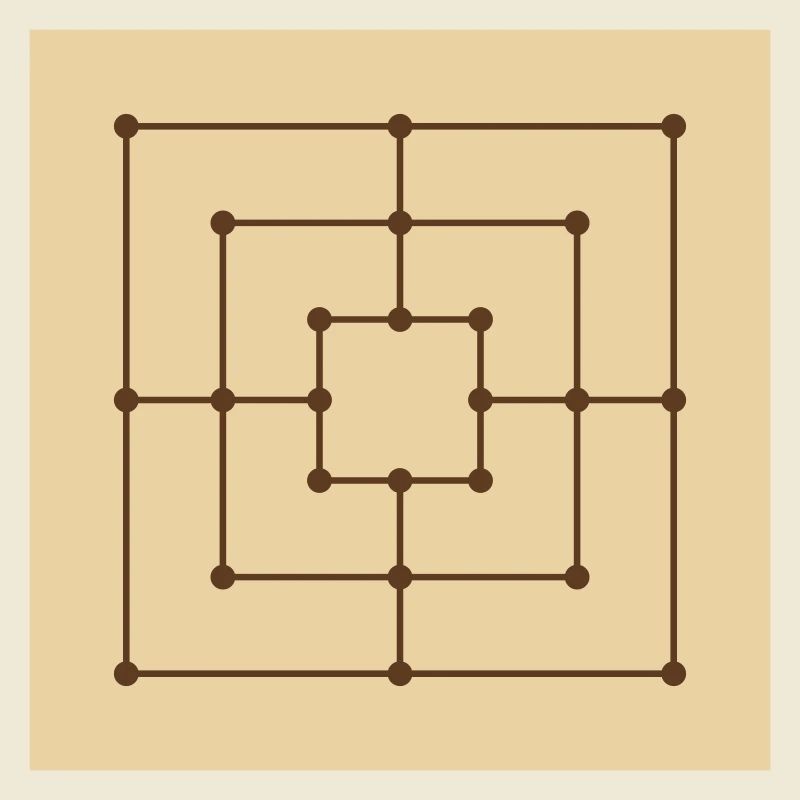 Mill Game Board