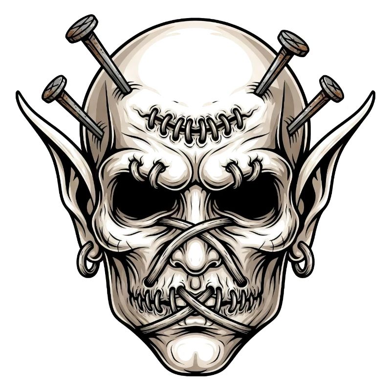Creepy Demon Halloween Monster Horror Creature