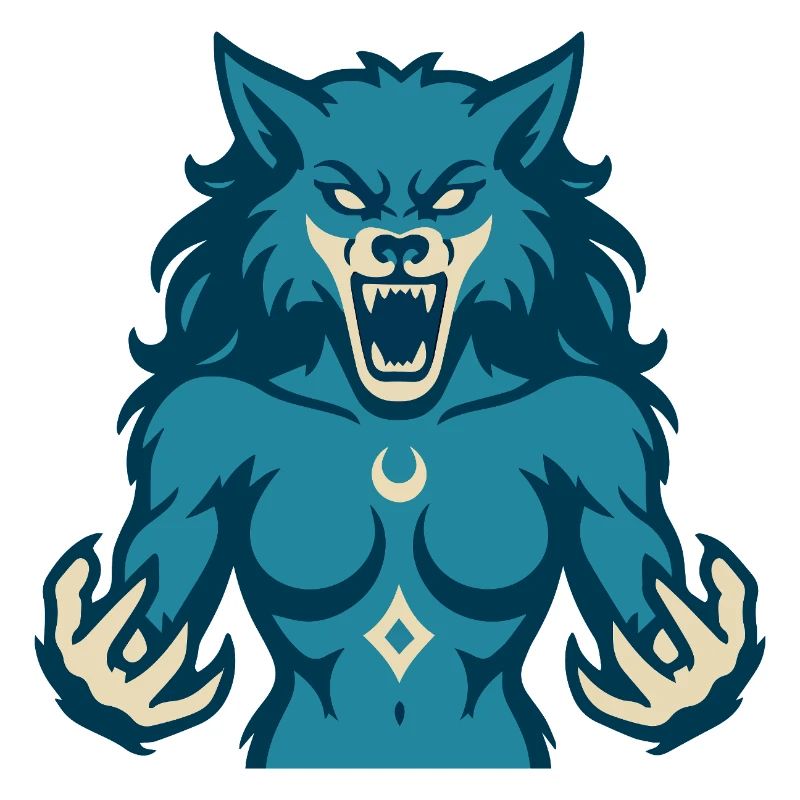 Conception de puissance Moonwolf