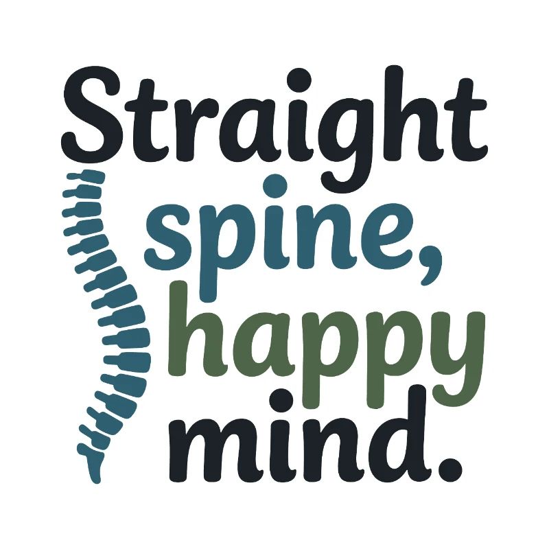 Chiropractor Straight Spine Happy Mind Profession