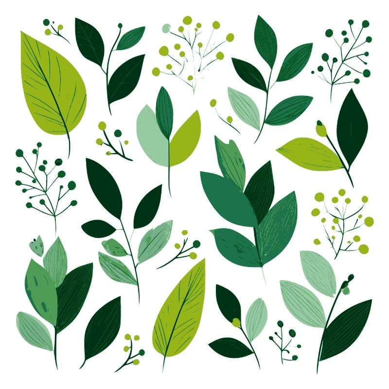 Feuilles vertes