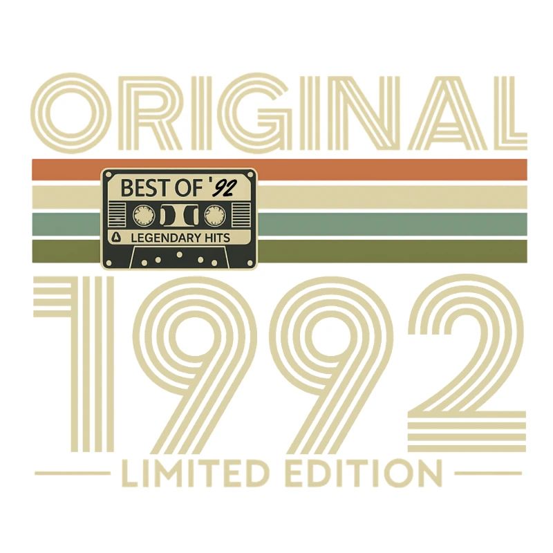 Original 1992 Édition Limitée Rétro