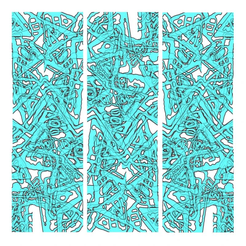 Triptyque du Chaos Turquoise