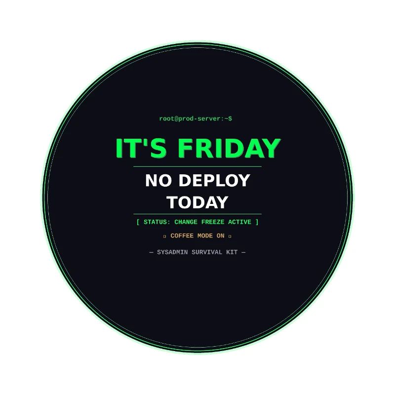 It's Friday – No Deploy Today