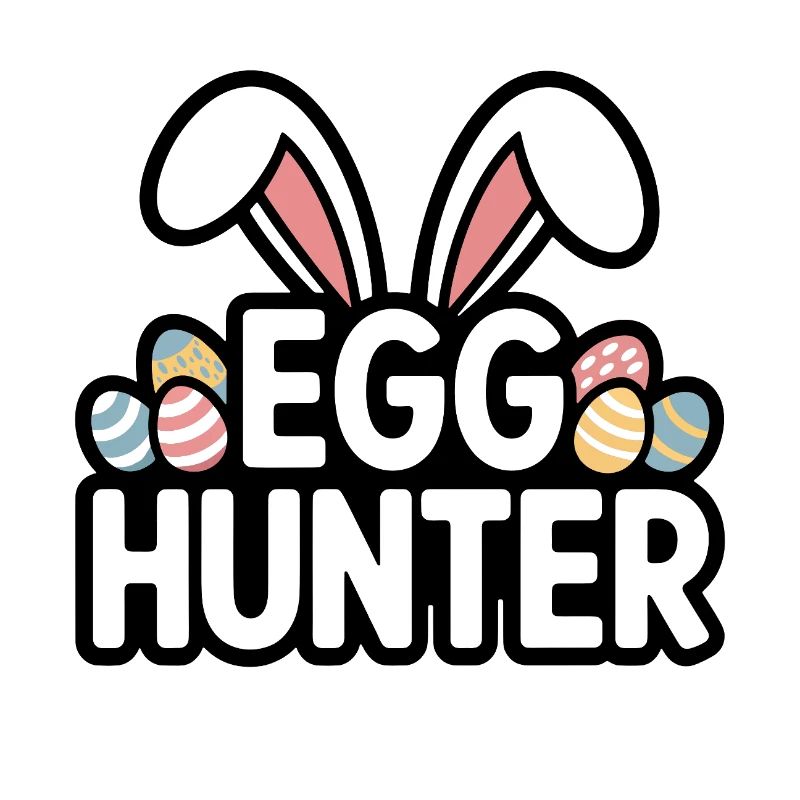 Egg Hunter Bunny – Easter Design