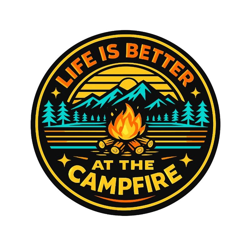 Campfire Life: Nature & Warmth