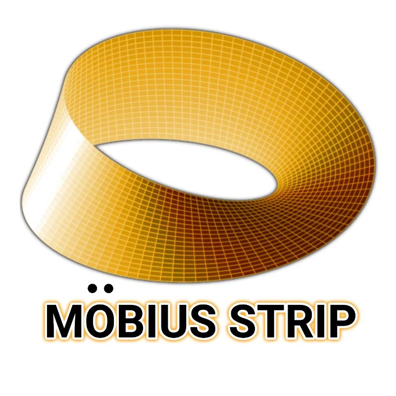 Ruban de Möbius Doré