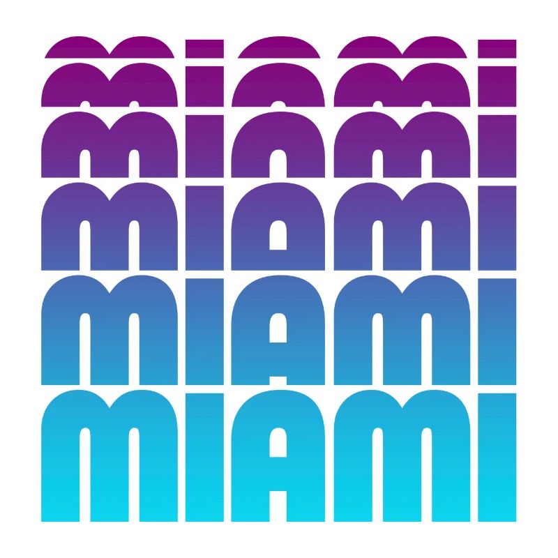 Miami Gradient Grid
