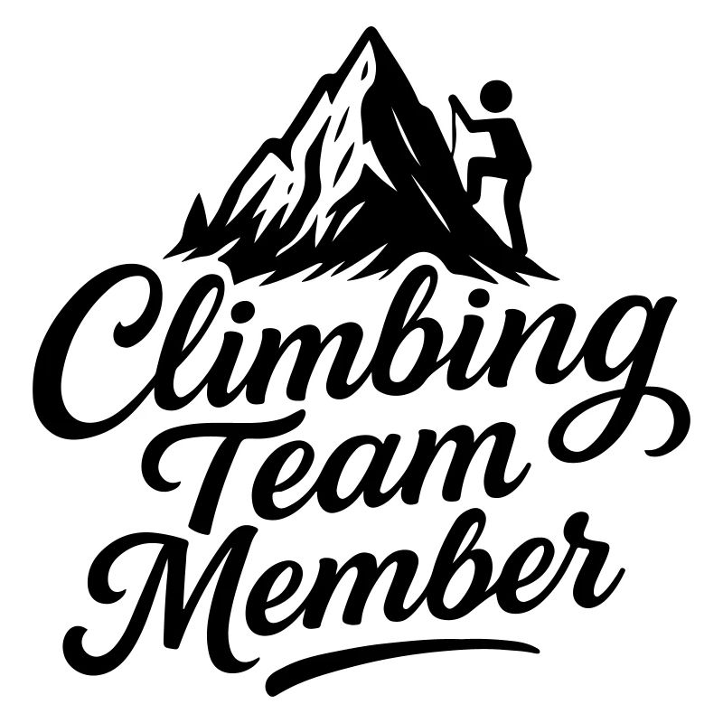 Klettern Berge Team