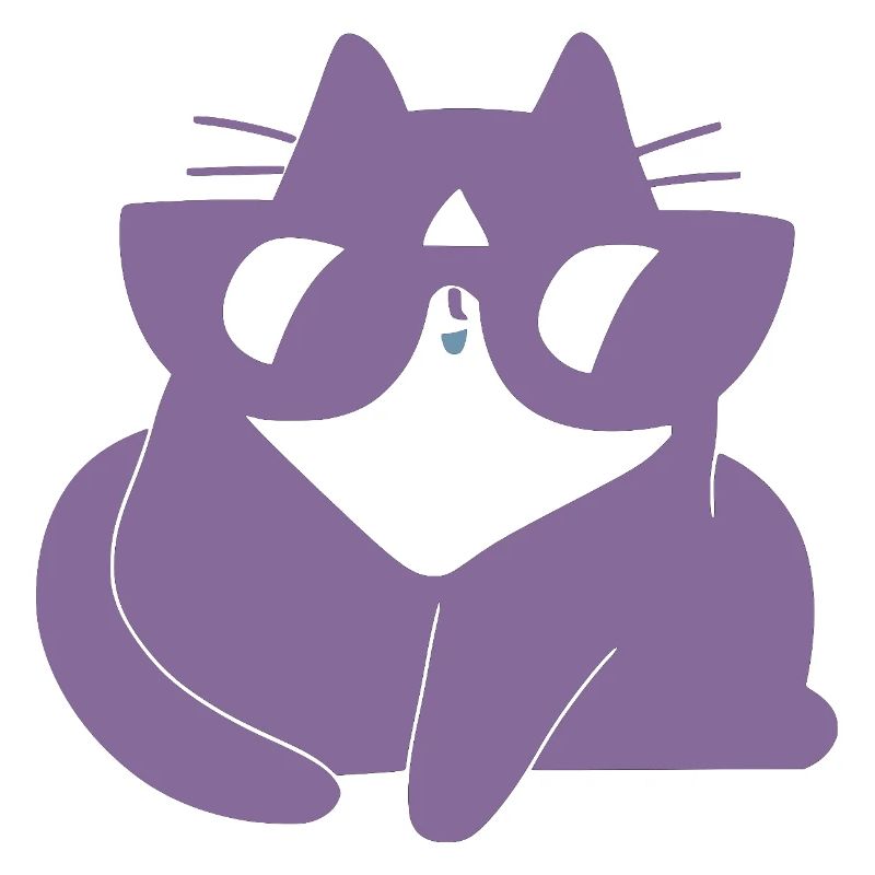 Chat Câlin Violet Chat de rêve