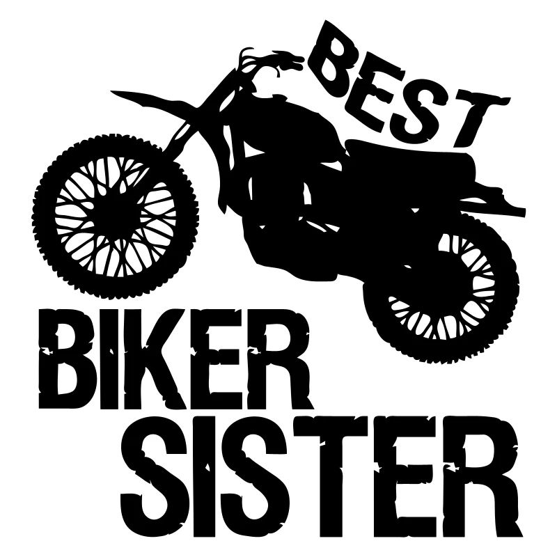 Biker Sister Motorrad Motorradfahrer Geschenk