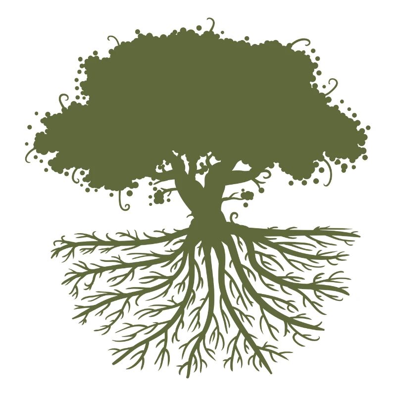 tree roots green
