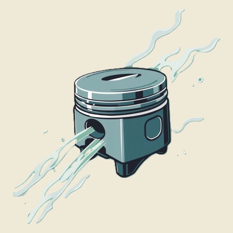 Flamme à piston