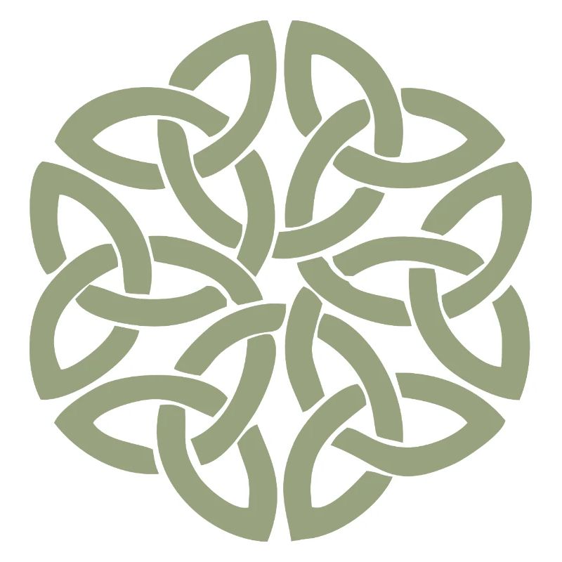 Circular Celtic Knot Interlace