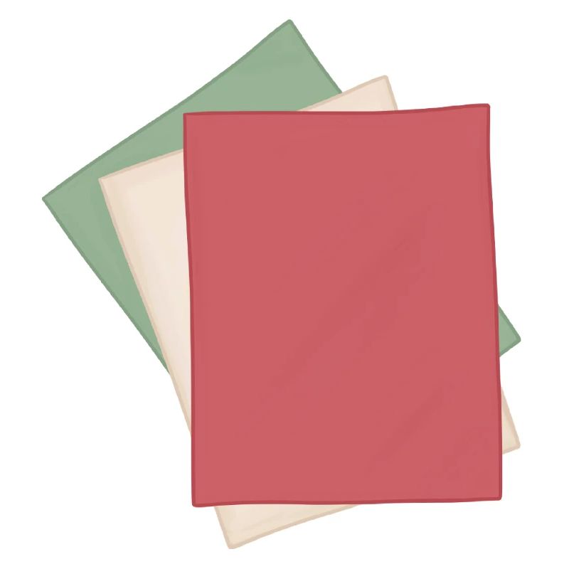 Pile de papier pastel