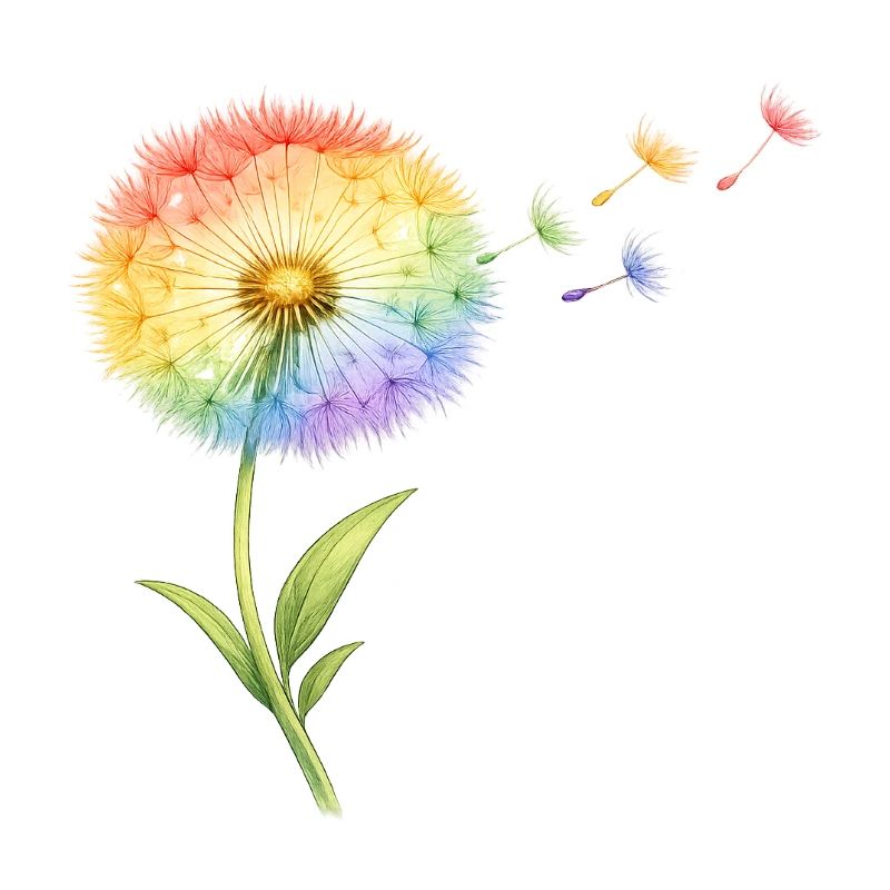 Rainbow Dandelion