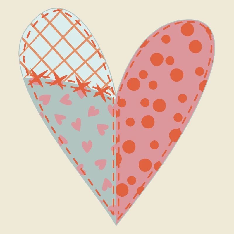 Patchwork Herz Nr. 11