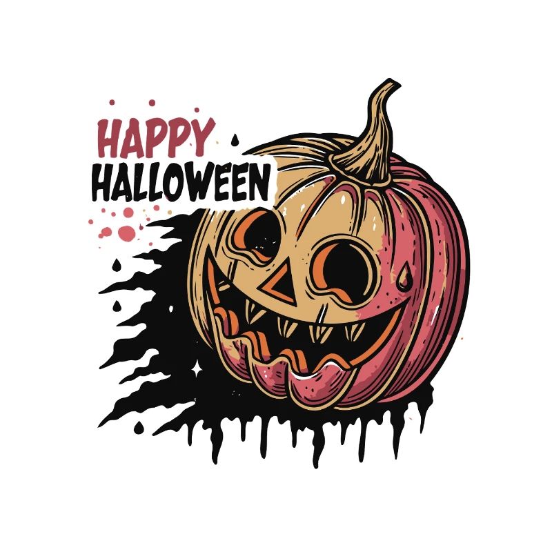 Expressive Halloween Pumpkin