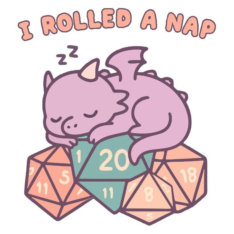 Nickerchen Rollender Drache