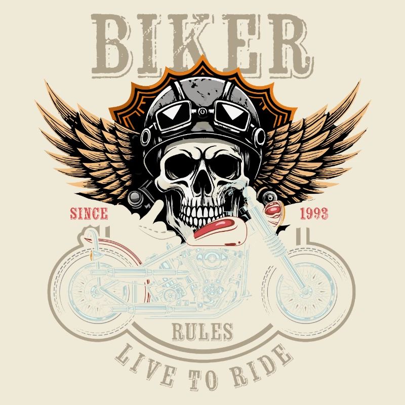 Biker Rules - Since 1993 - Live to Ride