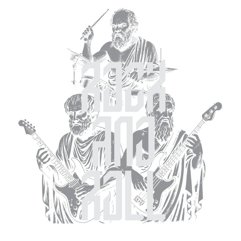 Classic Rock and Roll Ancient Philosopher Band T-S