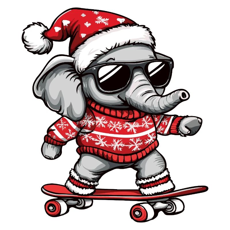 Éléphant Moche Noël