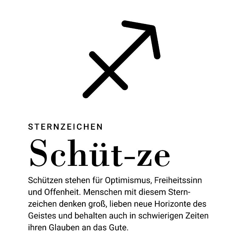 Zodiac sign Sagittarius