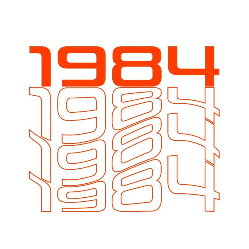 Neon 1984 Retro Liniendesign