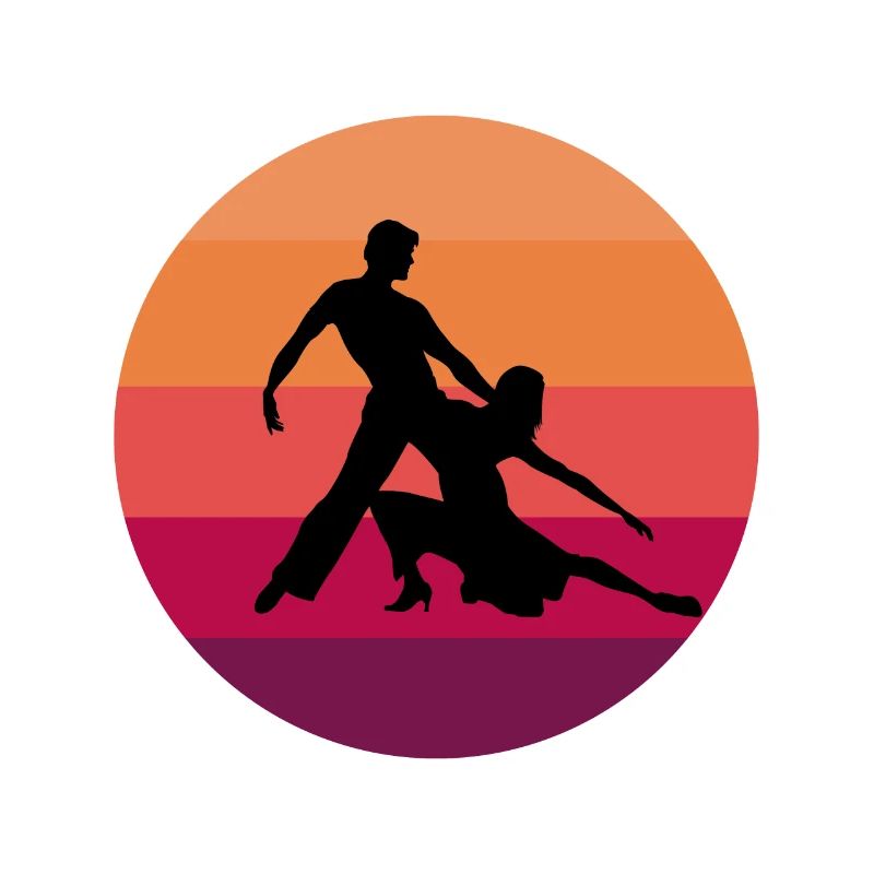 Latin danse couple Salsa Paso Doble