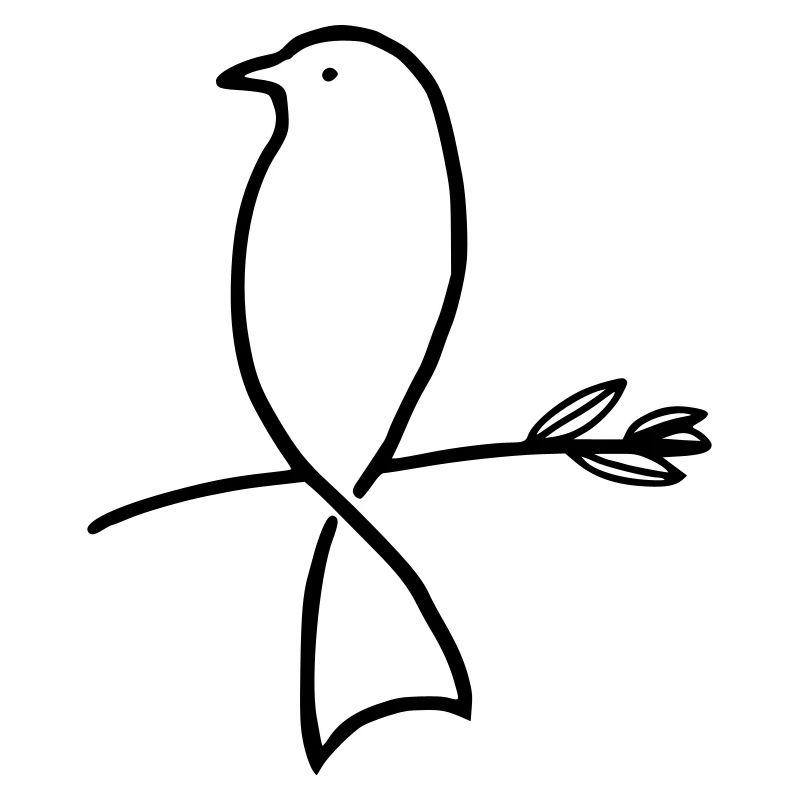 Oiseau sur une branche