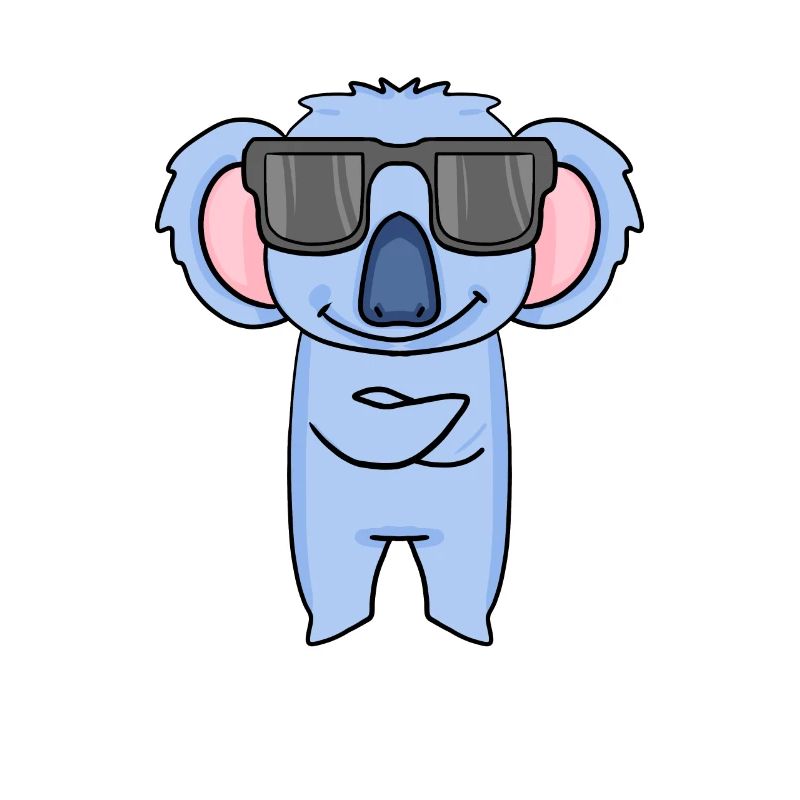 Koala avec lunettes de soleil