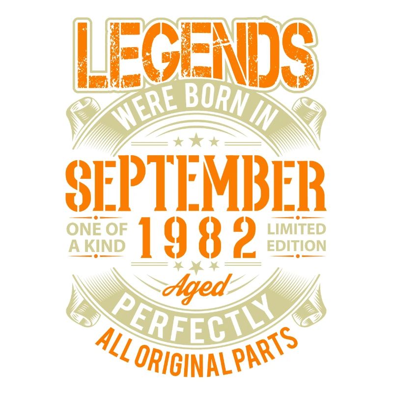 1982 Septembre Légende d’anniversaire