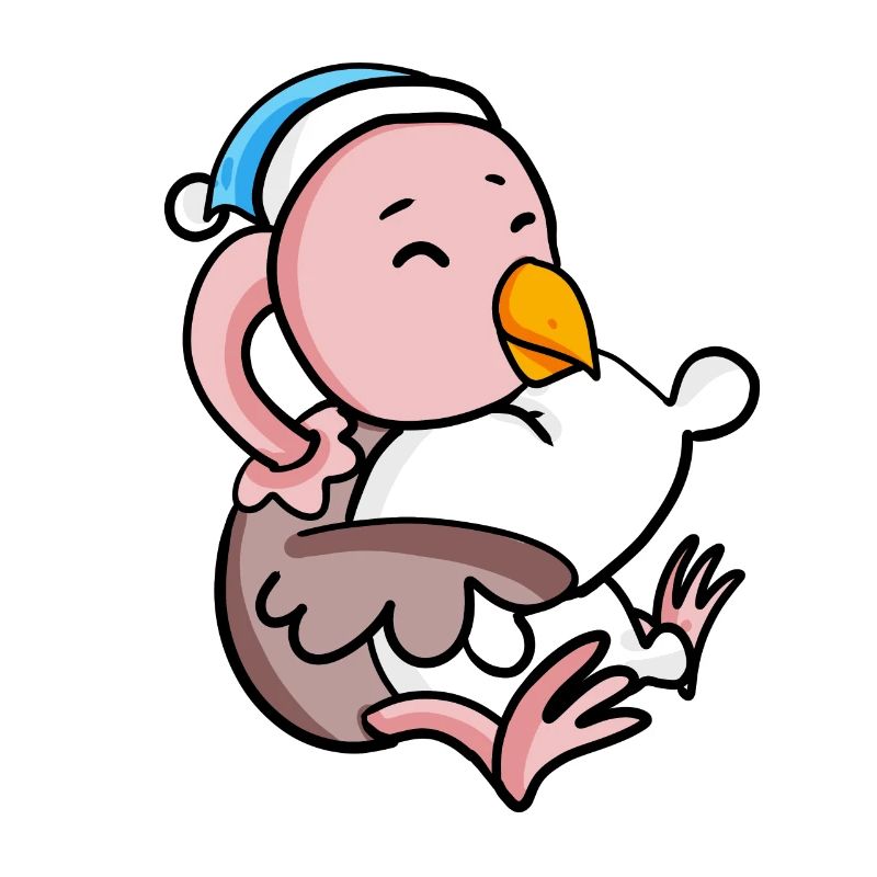Bébé autruche