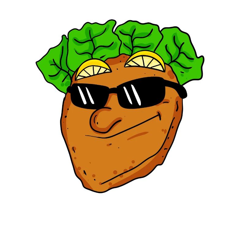 Cooles Schnitzel mit Sonnenbrille
