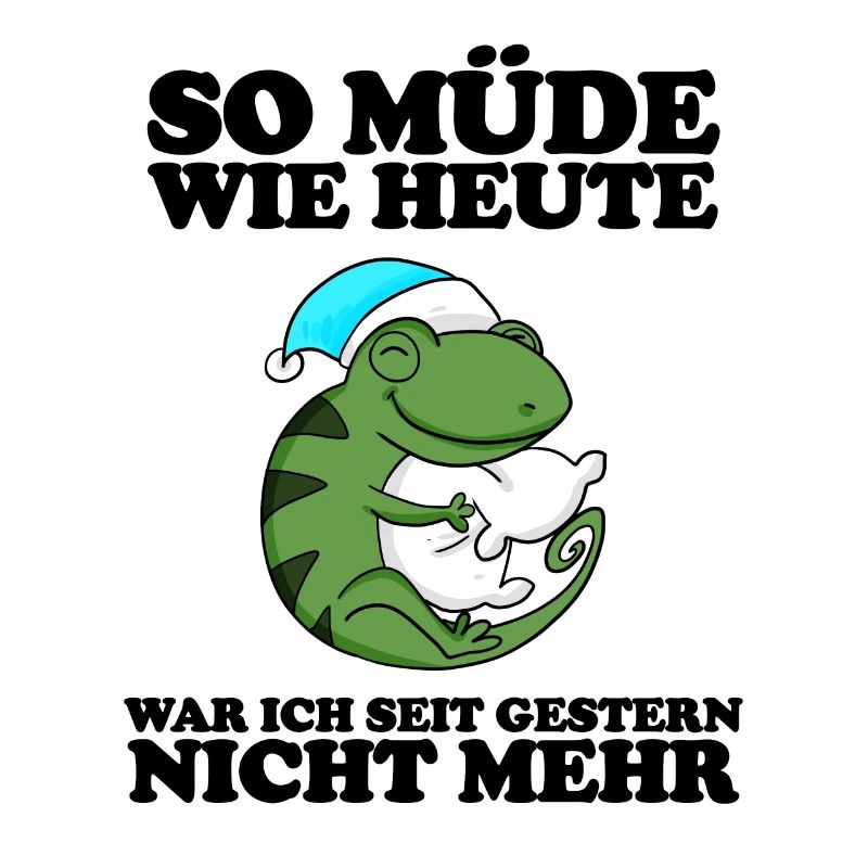 Müde Spruch lustig