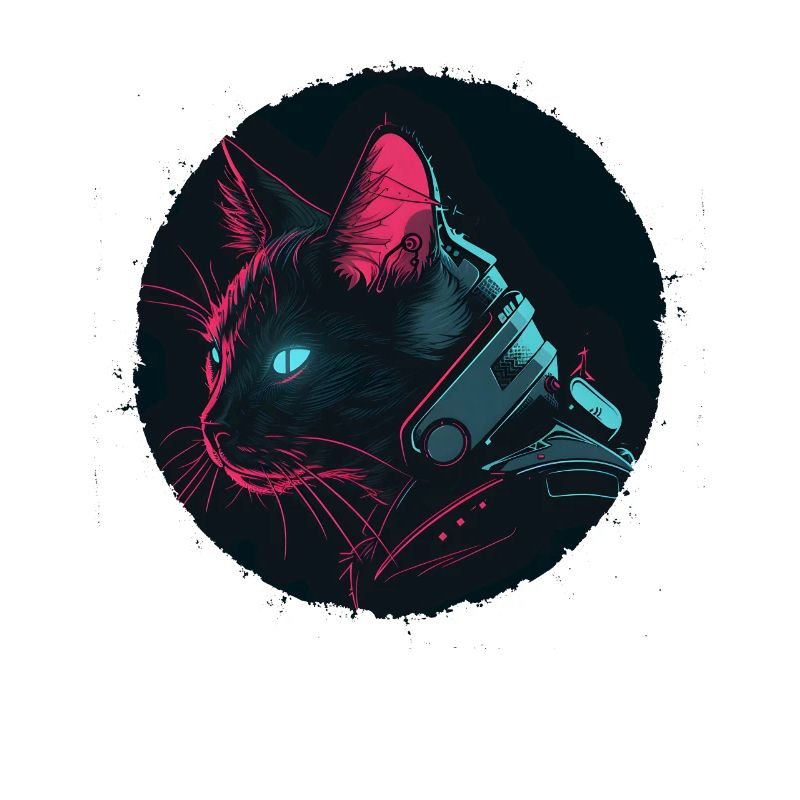 Chat dans le style Steampunk