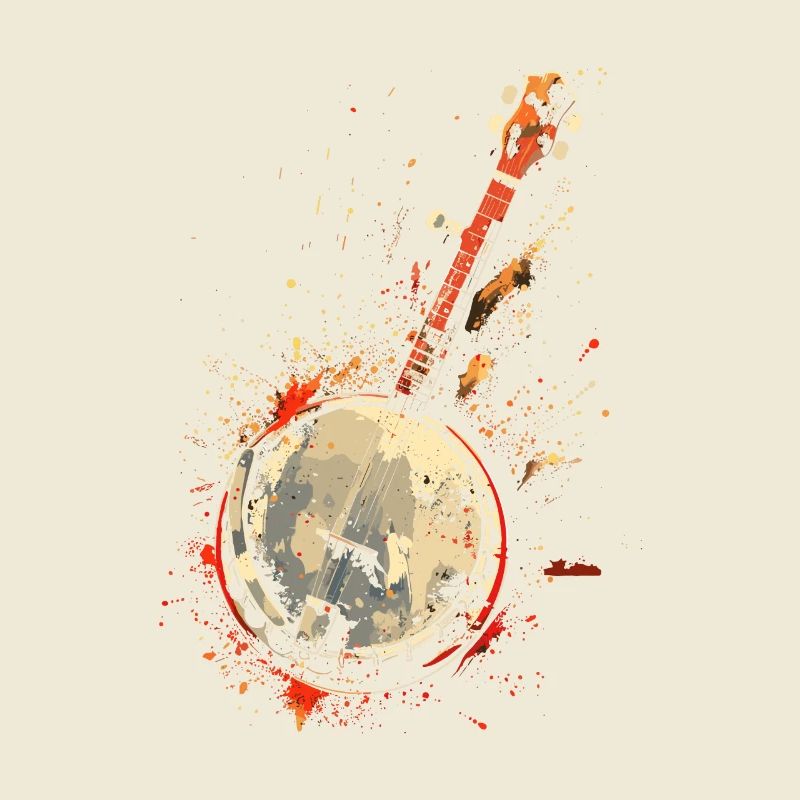 Banjo Farbklecks