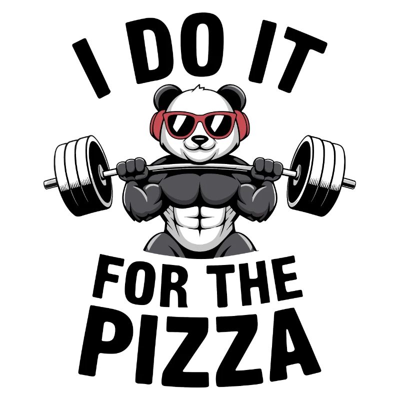 Je le fais pour le bodybuilder Pizza Barbell