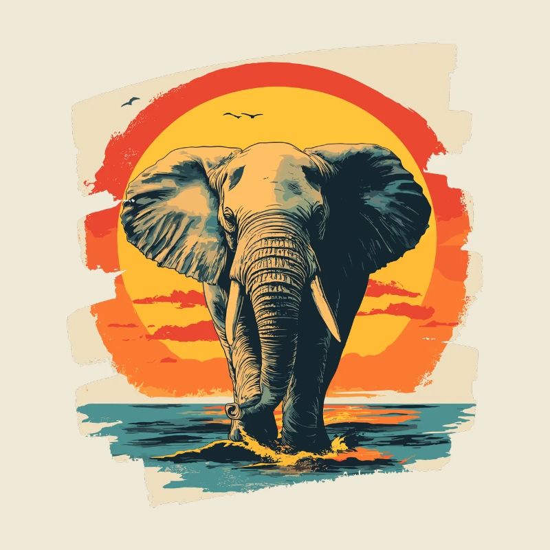 Elephant Retro